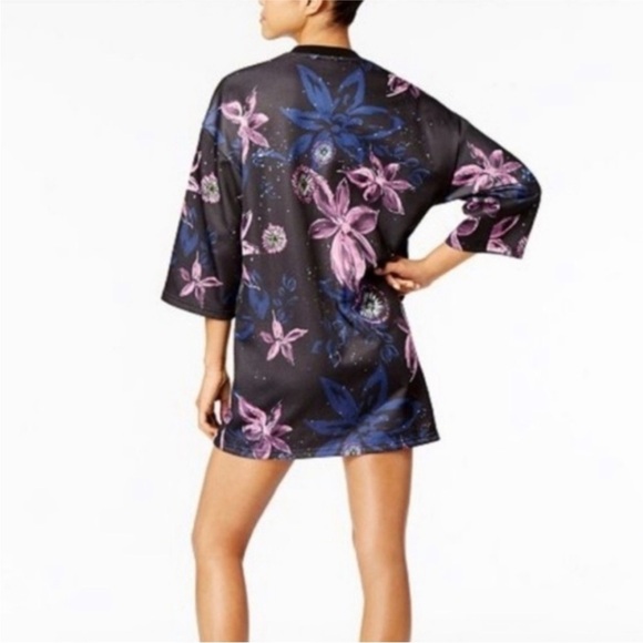 PUMA Women’s Archive Floral Logo Print Mini Shirt Dress - XS - Picture 6 of 15